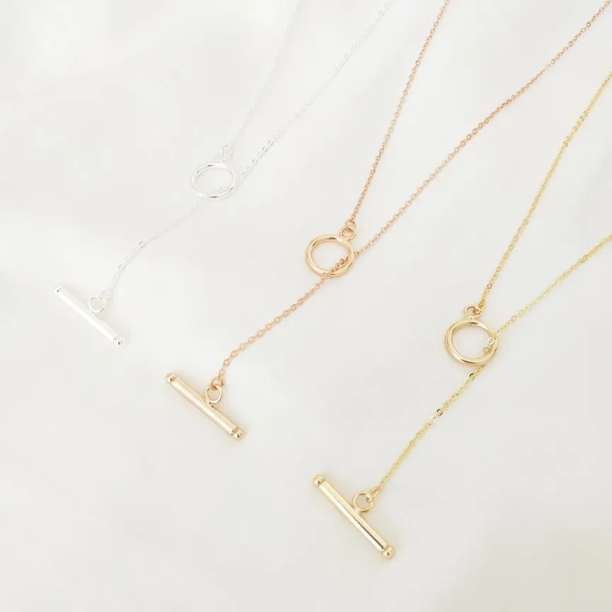 Evie - Fine Necklace in Rose Gold, Gold & Silver