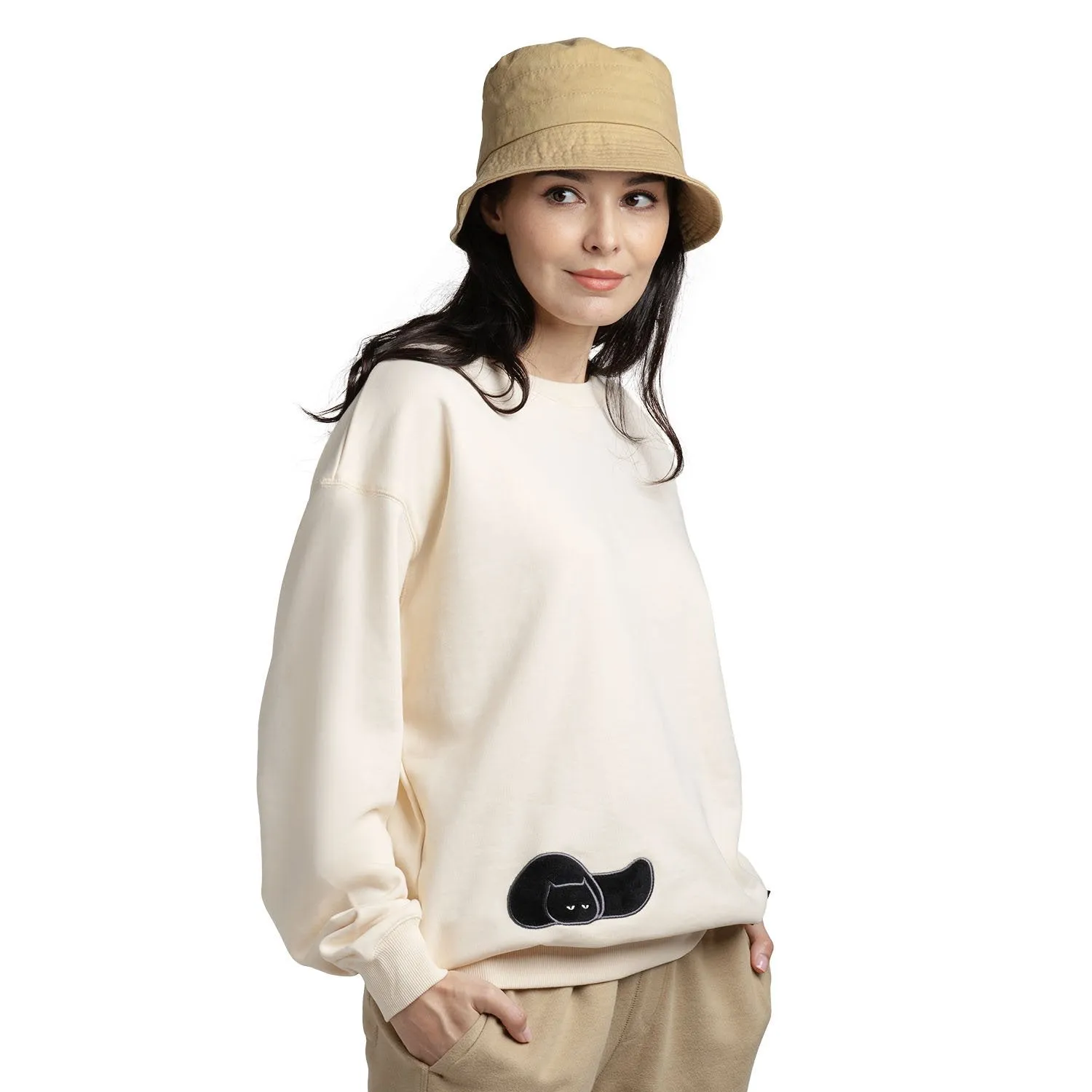 Furry Sweatshirt 73 - Beige