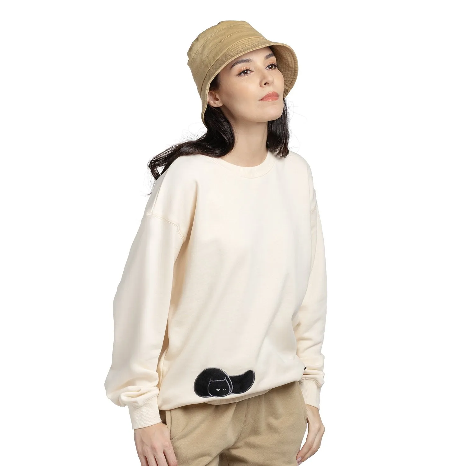 Furry Sweatshirt 73 - Beige