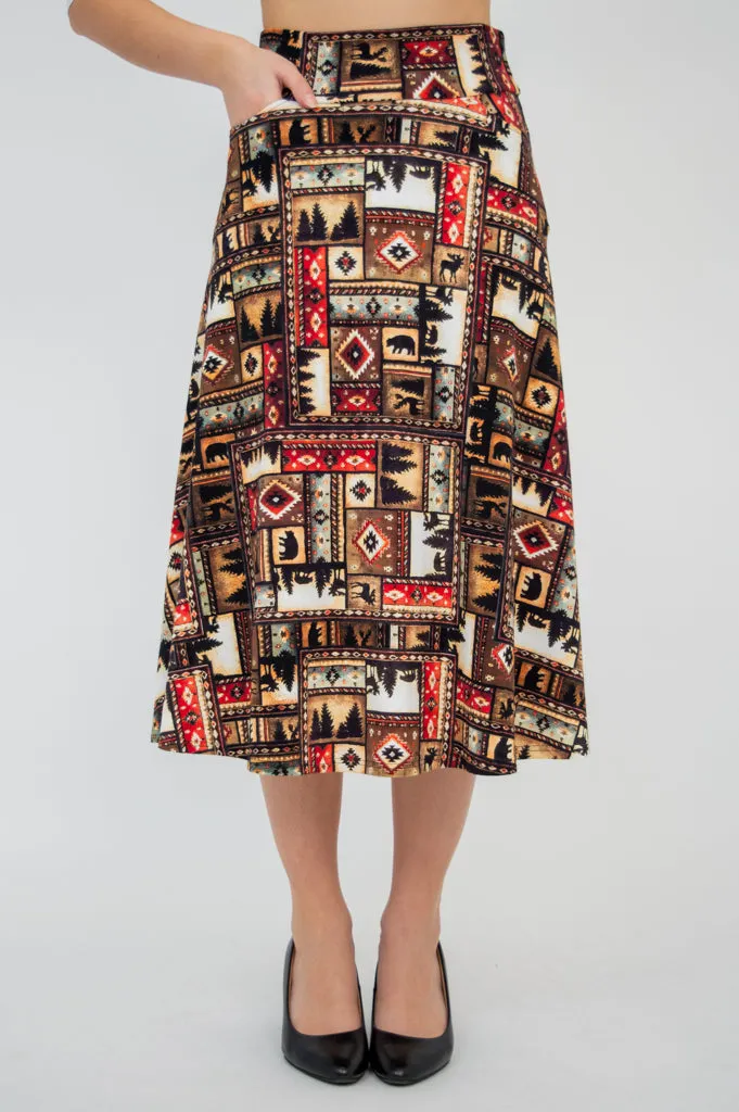 Gillian Skirt, Arizona, Bamboo