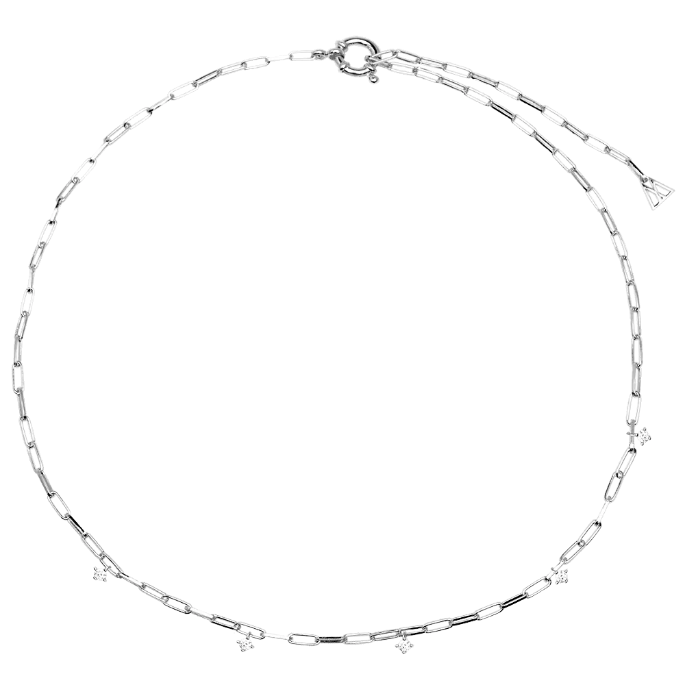 Gina Silver Necklace