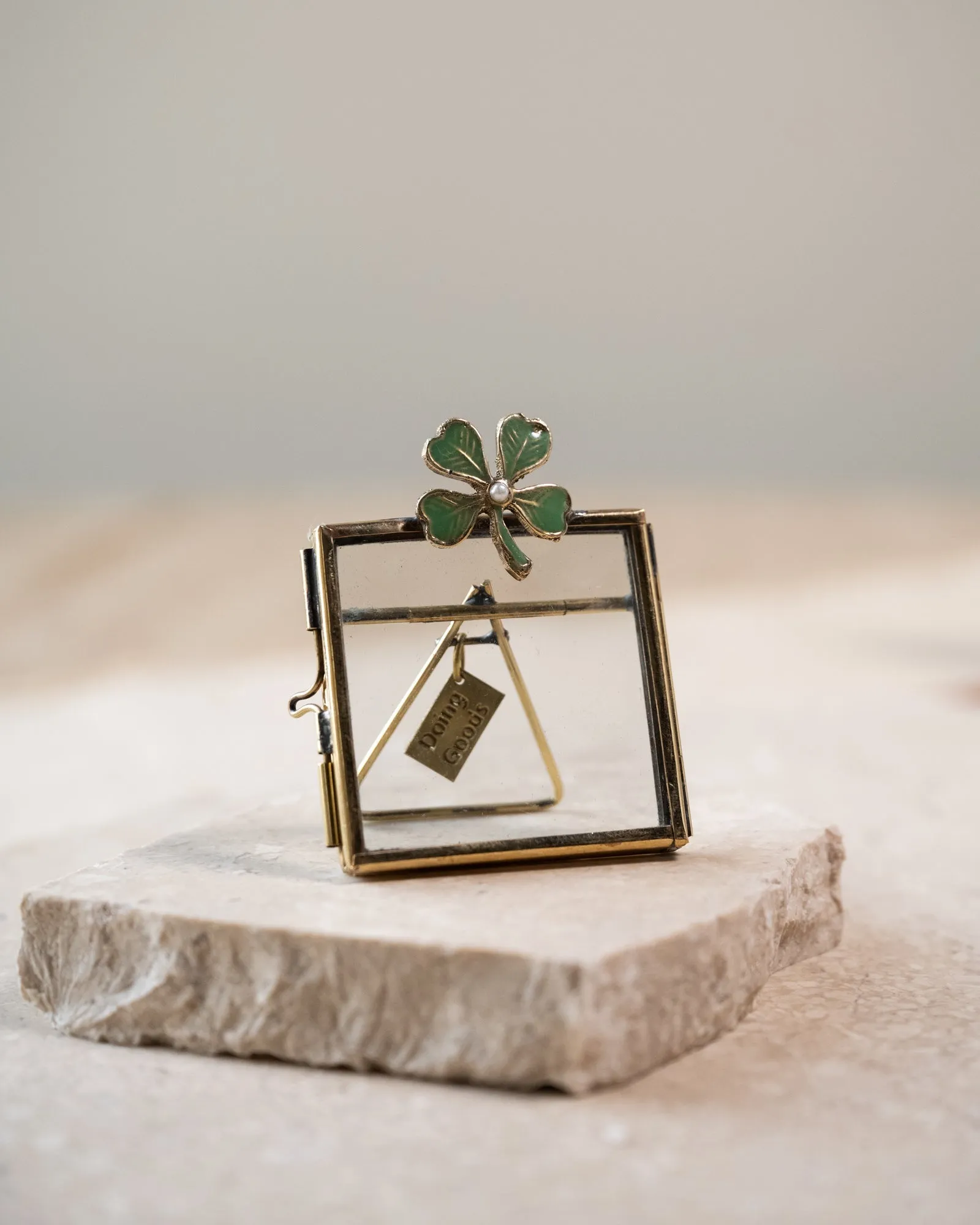 Handmade Mini Frame Lucky Clover