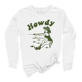 Howdy Cowgirl Long Sleeve Tee