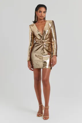 Jodie Gold Dress