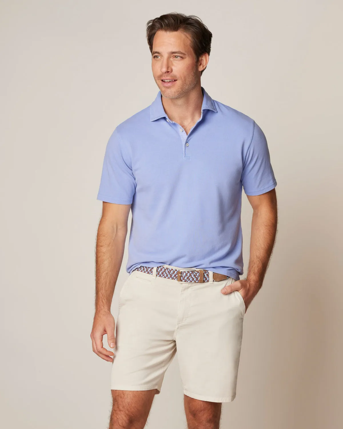 Johnnie O Mens Shoreline Cotton Pique Polo