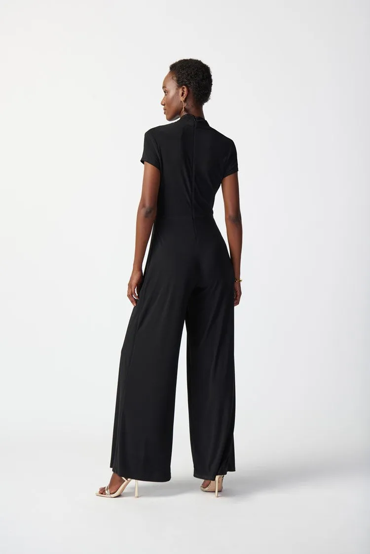 Joseph Ribkoff Silky Knit Wide-Leg Jumpsuit