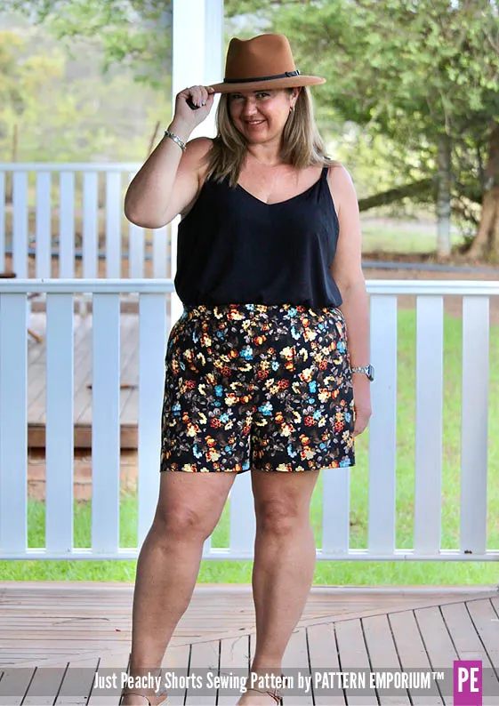 Just Peachy | Stretch Shorts Sewing Pattern