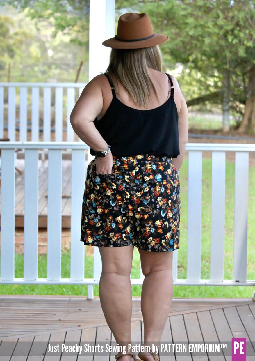 Just Peachy | Stretch Shorts Sewing Pattern