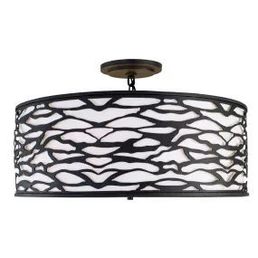 Kato 348S05CB 5-Light Ceiling Light - Carbon Black