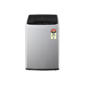 LG 8Kg Top Load Washing Machine, Smart Inverter Motor, Middle Free Silver