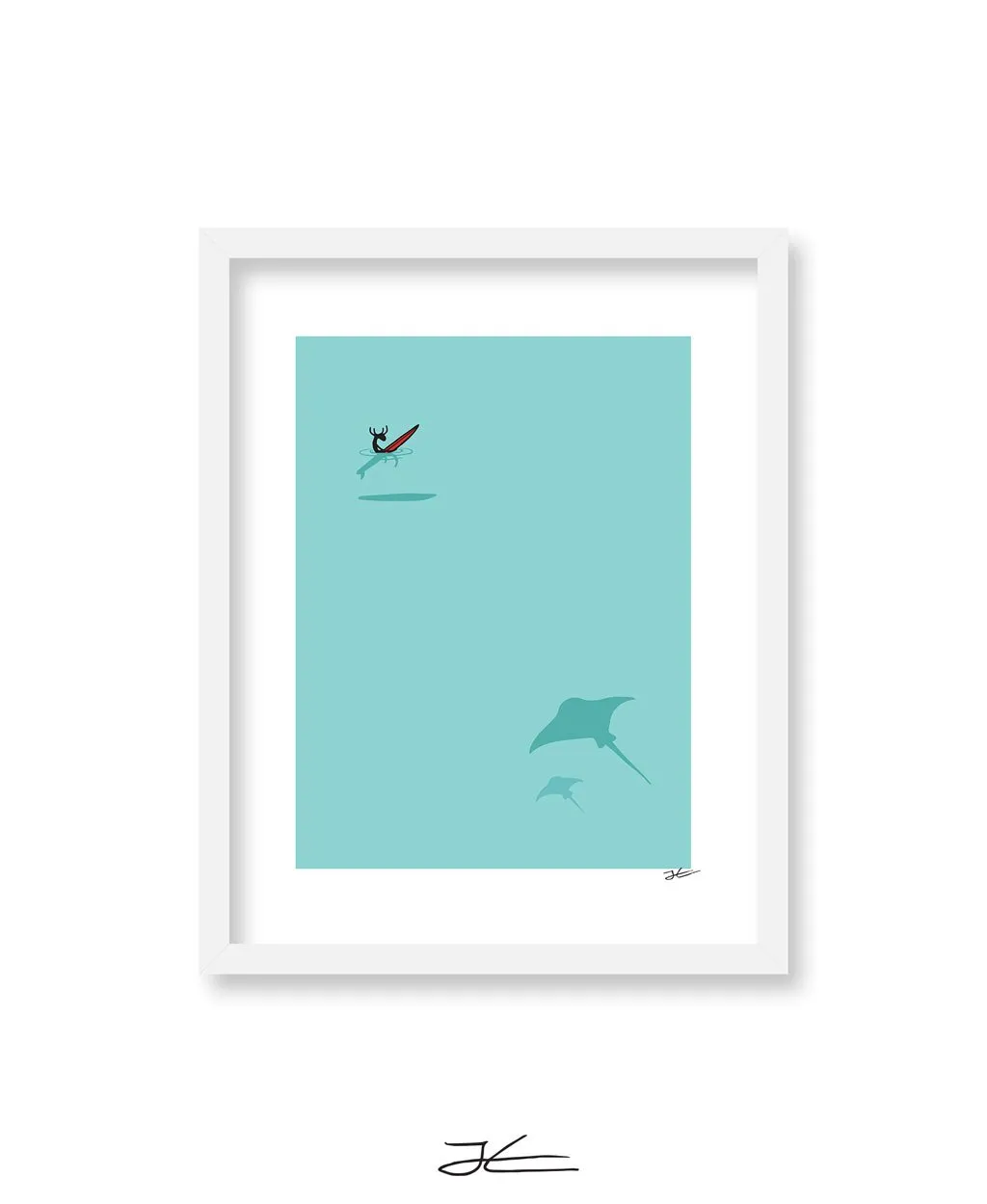 Manta and Moose - Print/ Framed Print