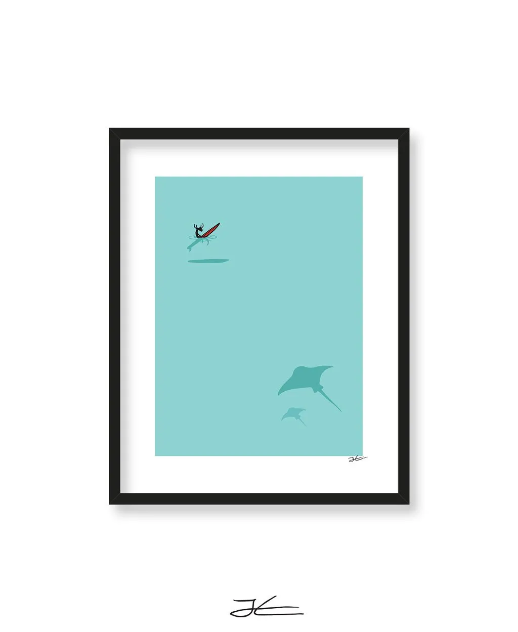 Manta and Moose - Print/ Framed Print