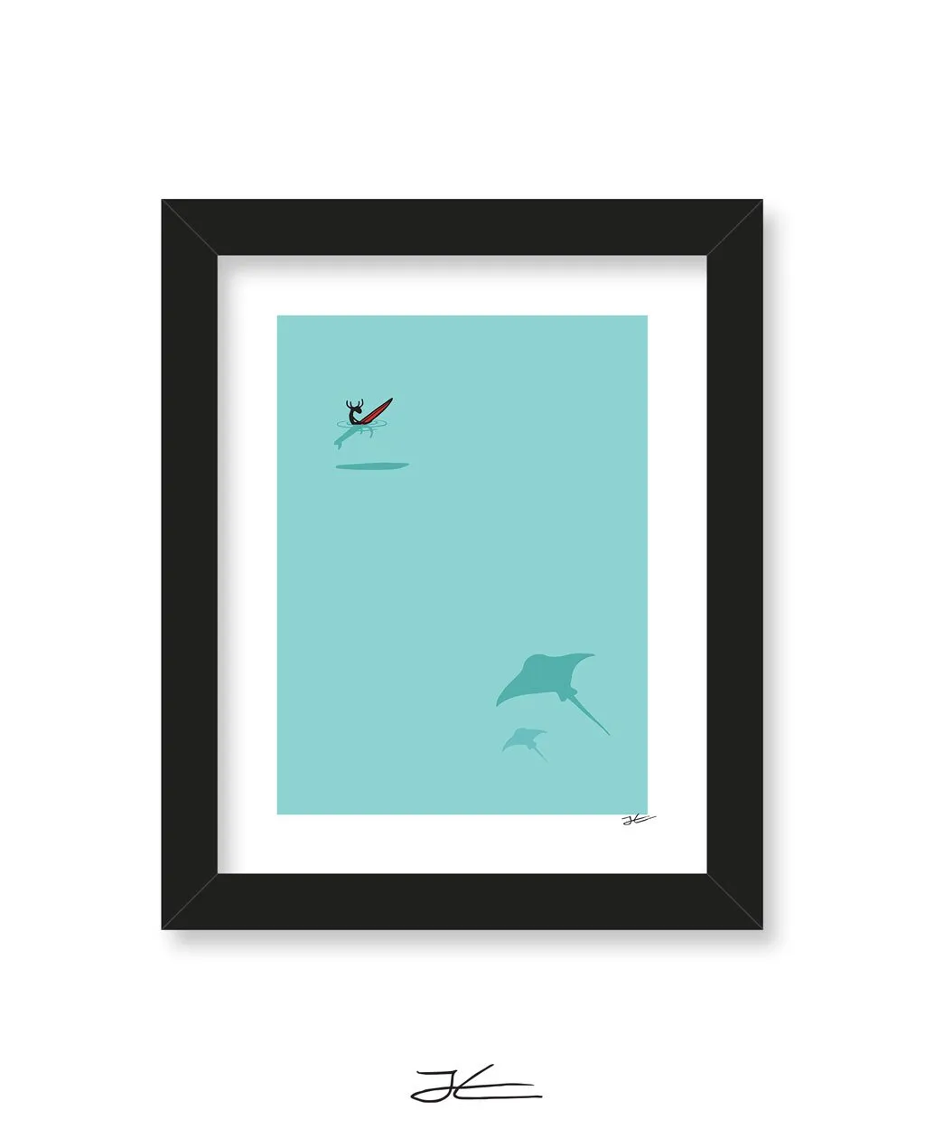 Manta and Moose - Print/ Framed Print