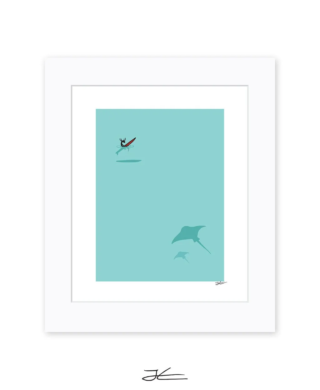 Manta and Moose - Print/ Framed Print