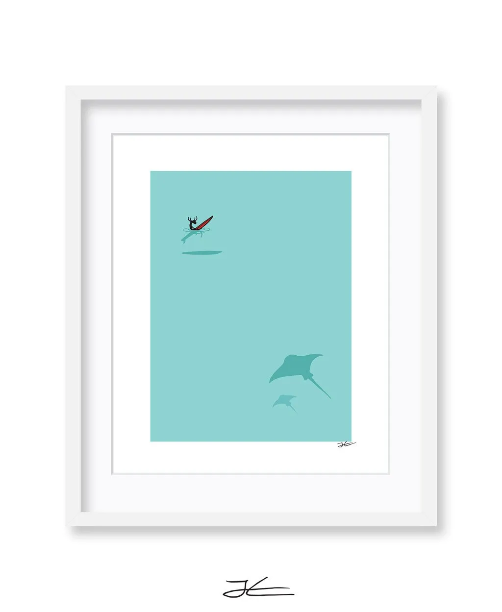 Manta and Moose - Print/ Framed Print