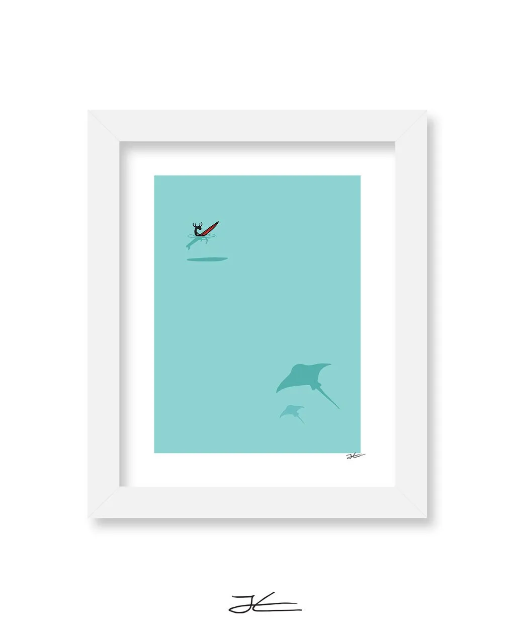 Manta and Moose - Print/ Framed Print