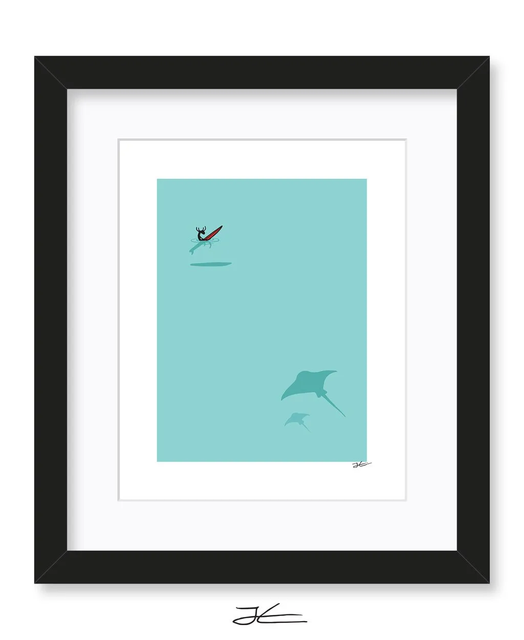 Manta and Moose - Print/ Framed Print