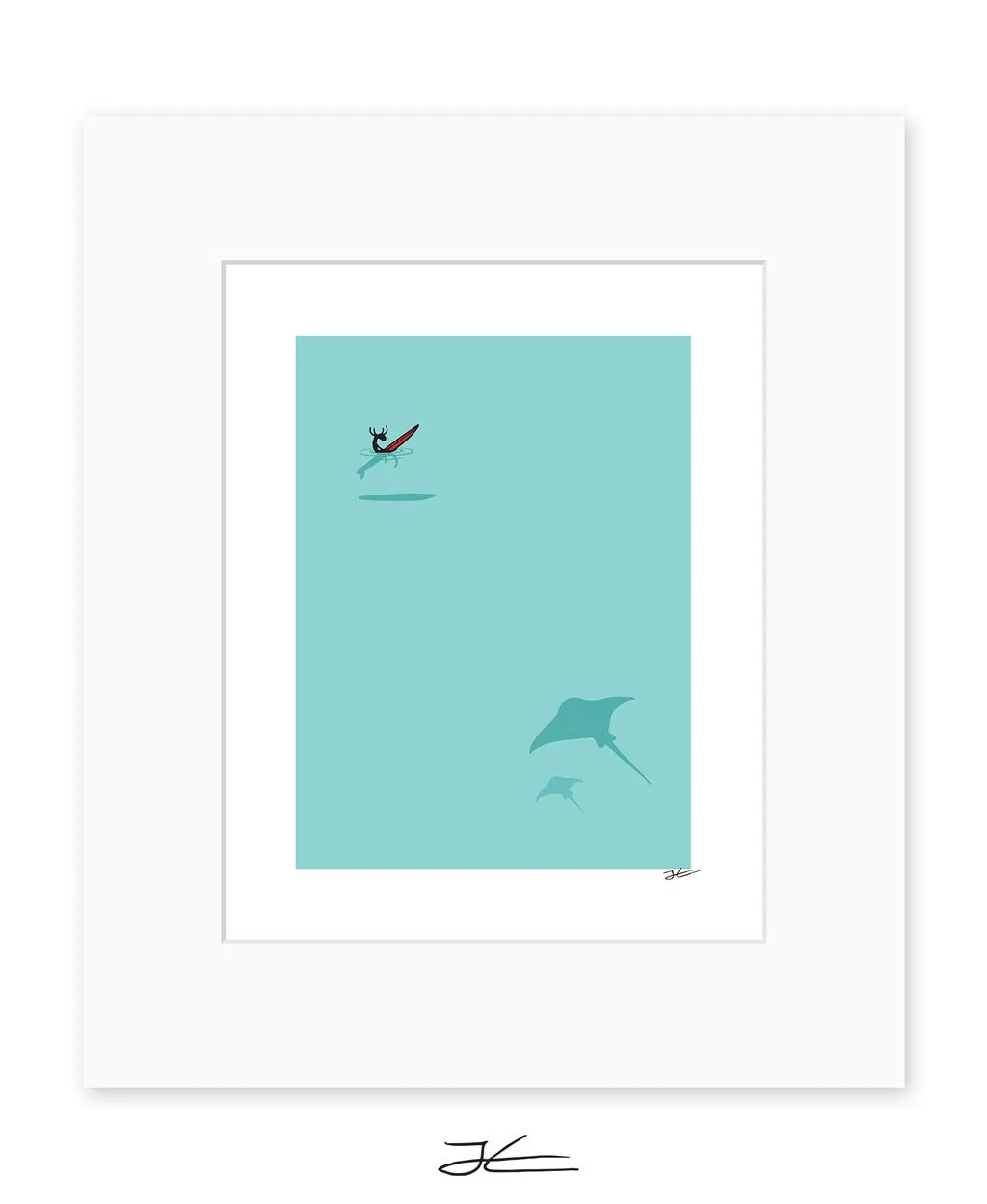 Manta and Moose - Print/ Framed Print