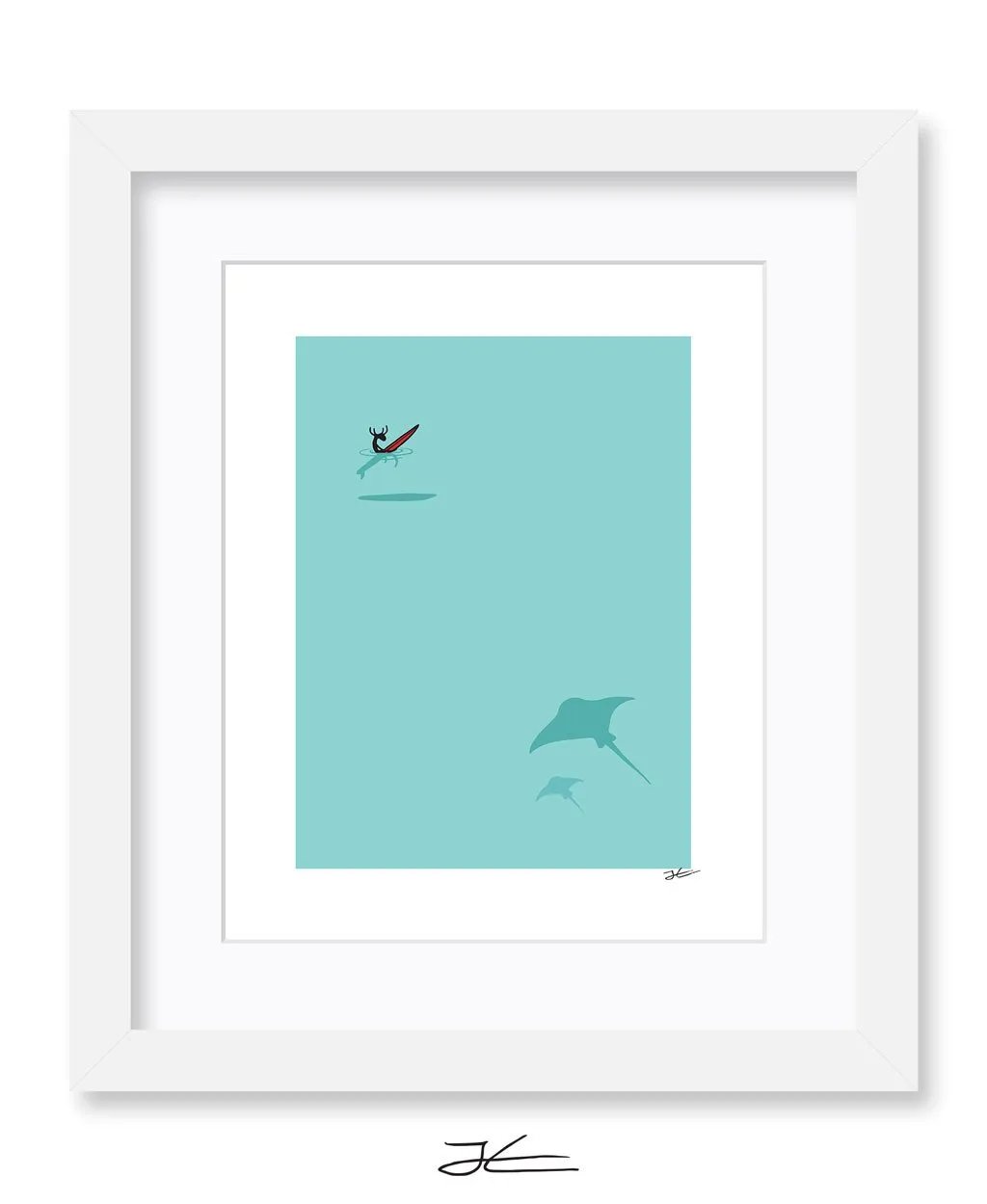 Manta and Moose - Print/ Framed Print