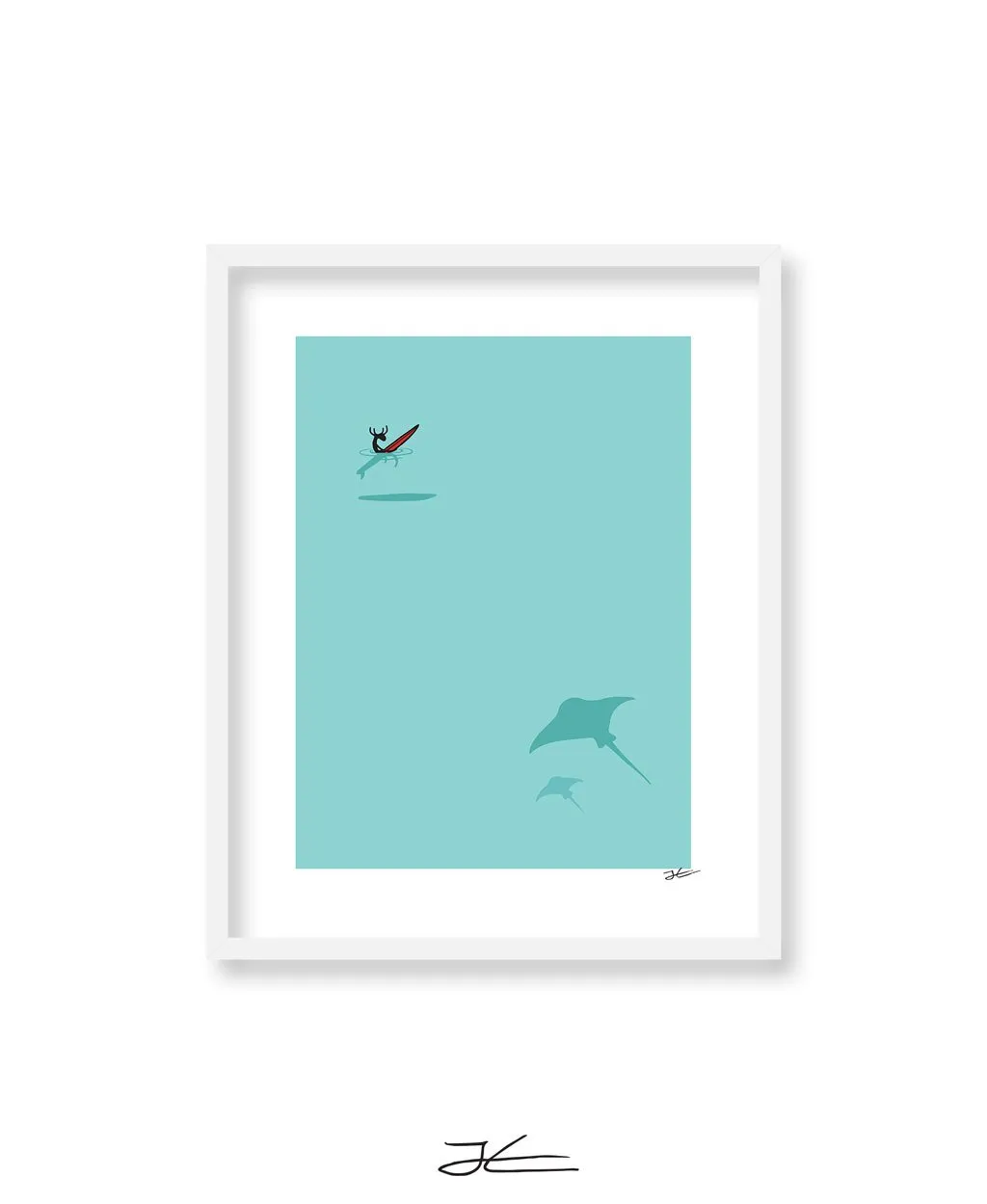 Manta and Moose - Print/ Framed Print