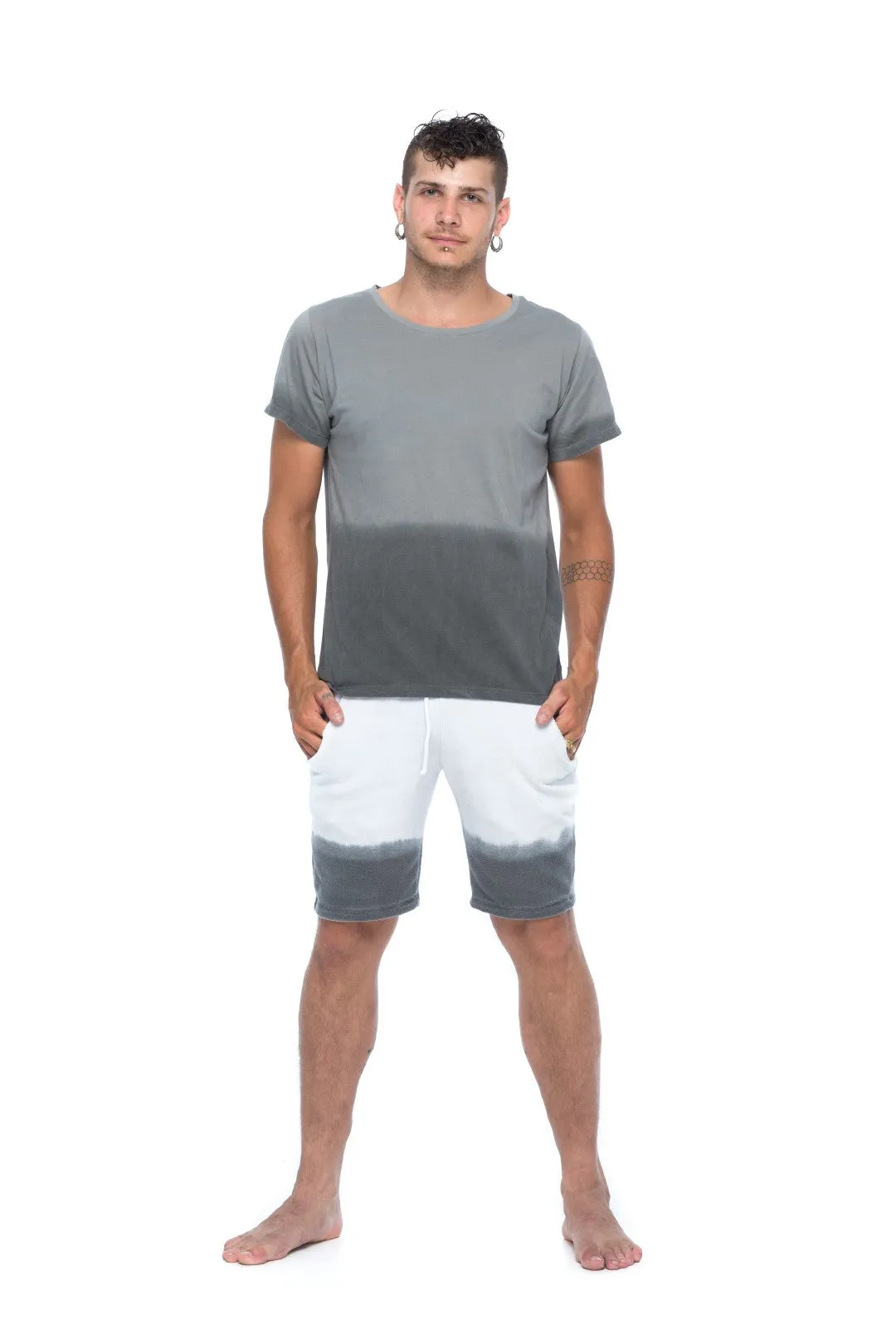 Men's Wabi-Sabi Bottom Brush Tee MBT-AB