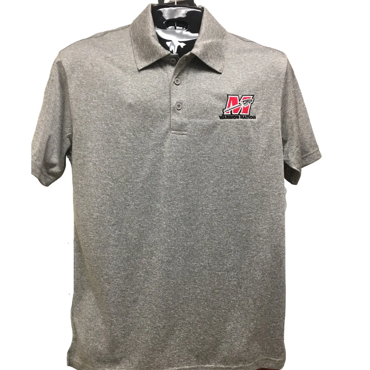 Men's Warrior Nation Gray Polo Shirt - Sale!