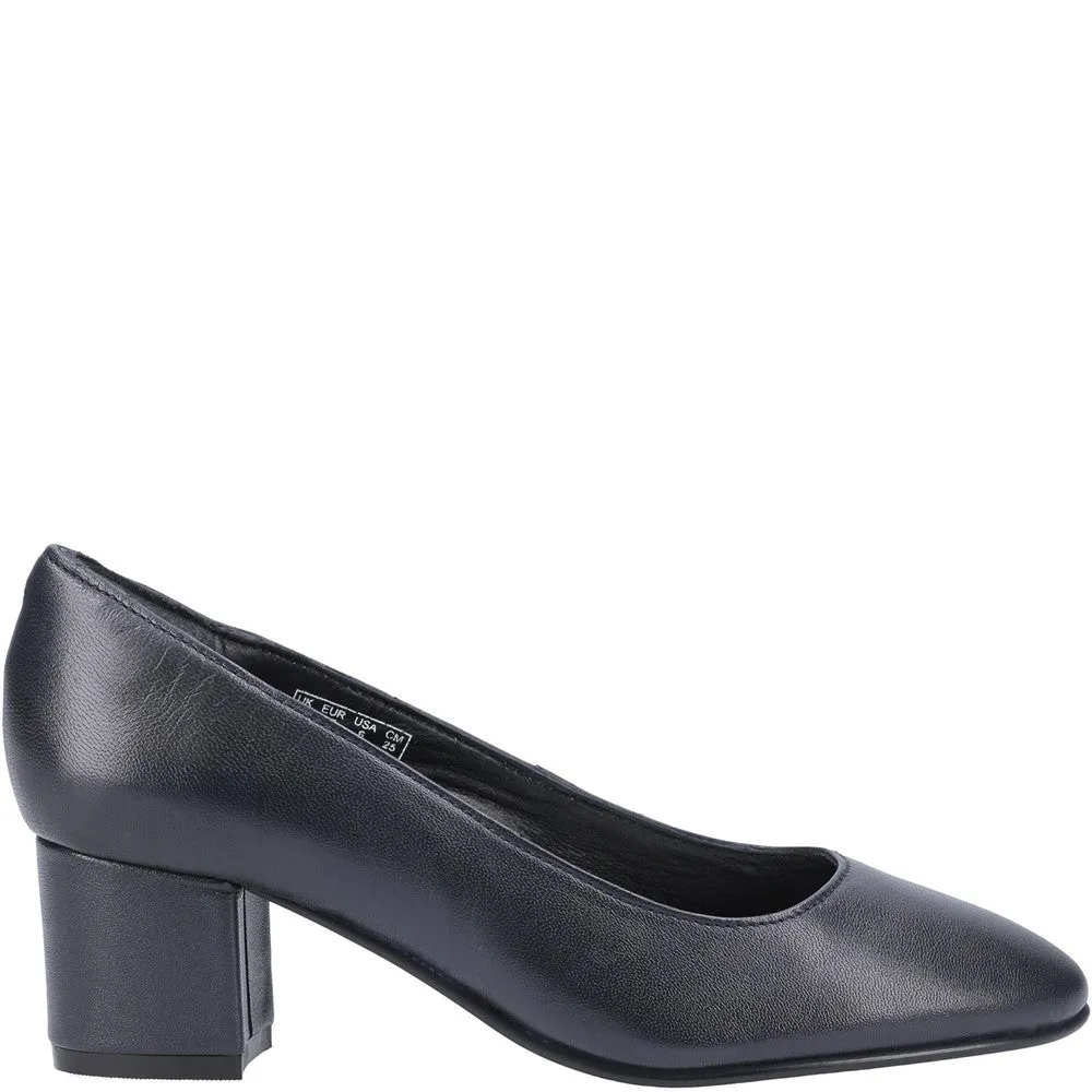 Navy Anna Court Shoes