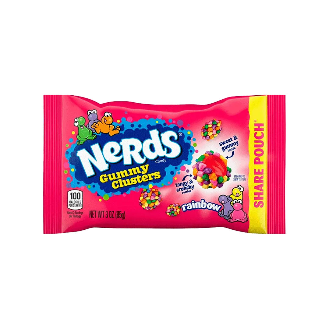 Nerds Gummy Clusters Rainbow Share Pouch