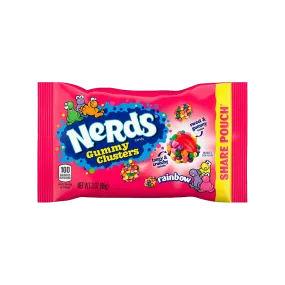 Nerds Gummy Clusters Rainbow Share Pouch