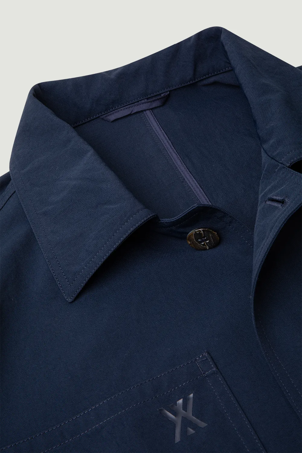 O-SHIRT CRINCLE NYLON SS'24 NAVY