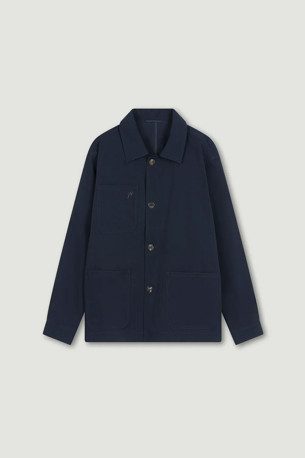 O-SHIRT CRINCLE NYLON SS'24 NAVY