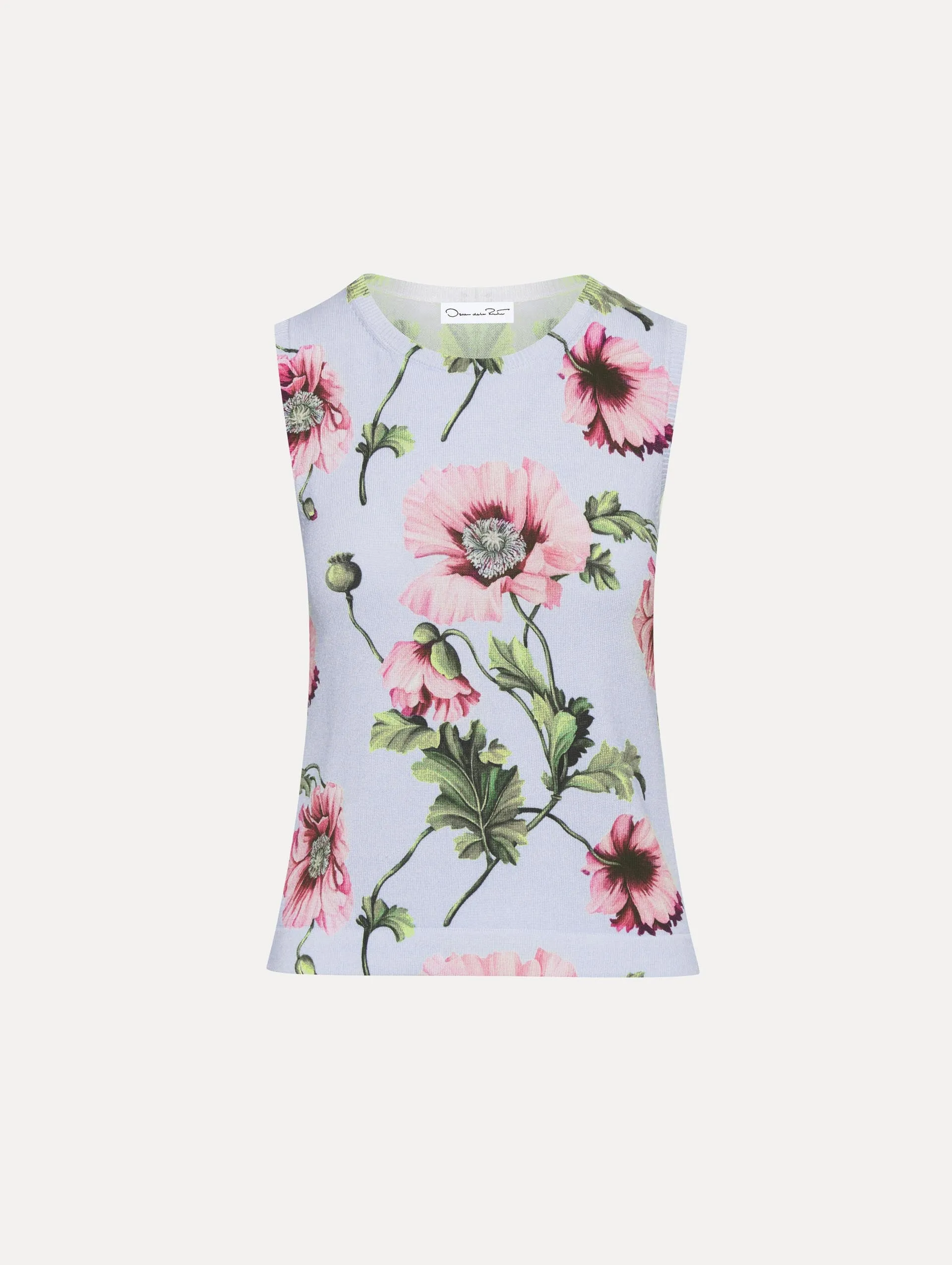 Poppy Printed Inset Tank