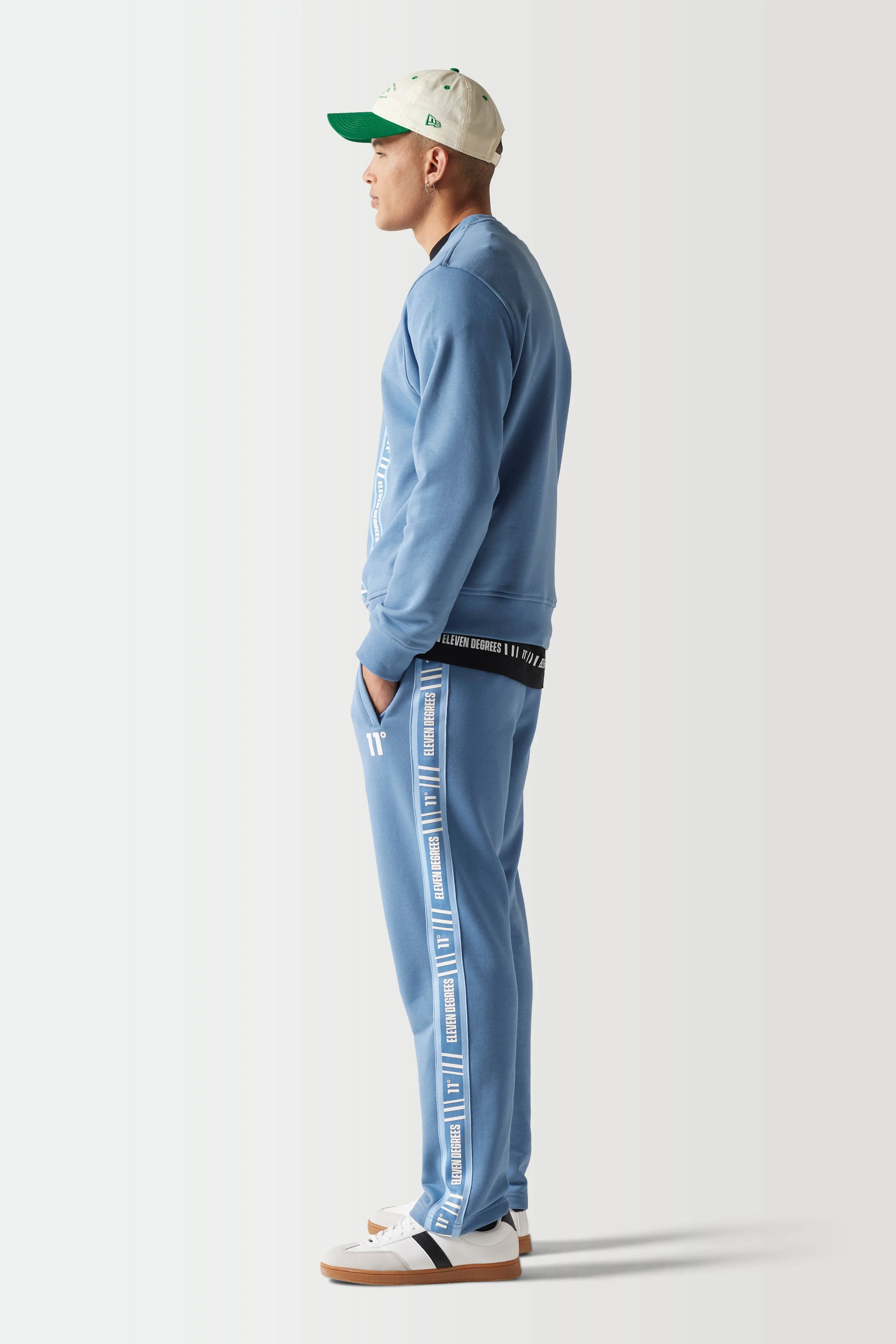 Retro Taped Sweatshirt - Elemental Blue