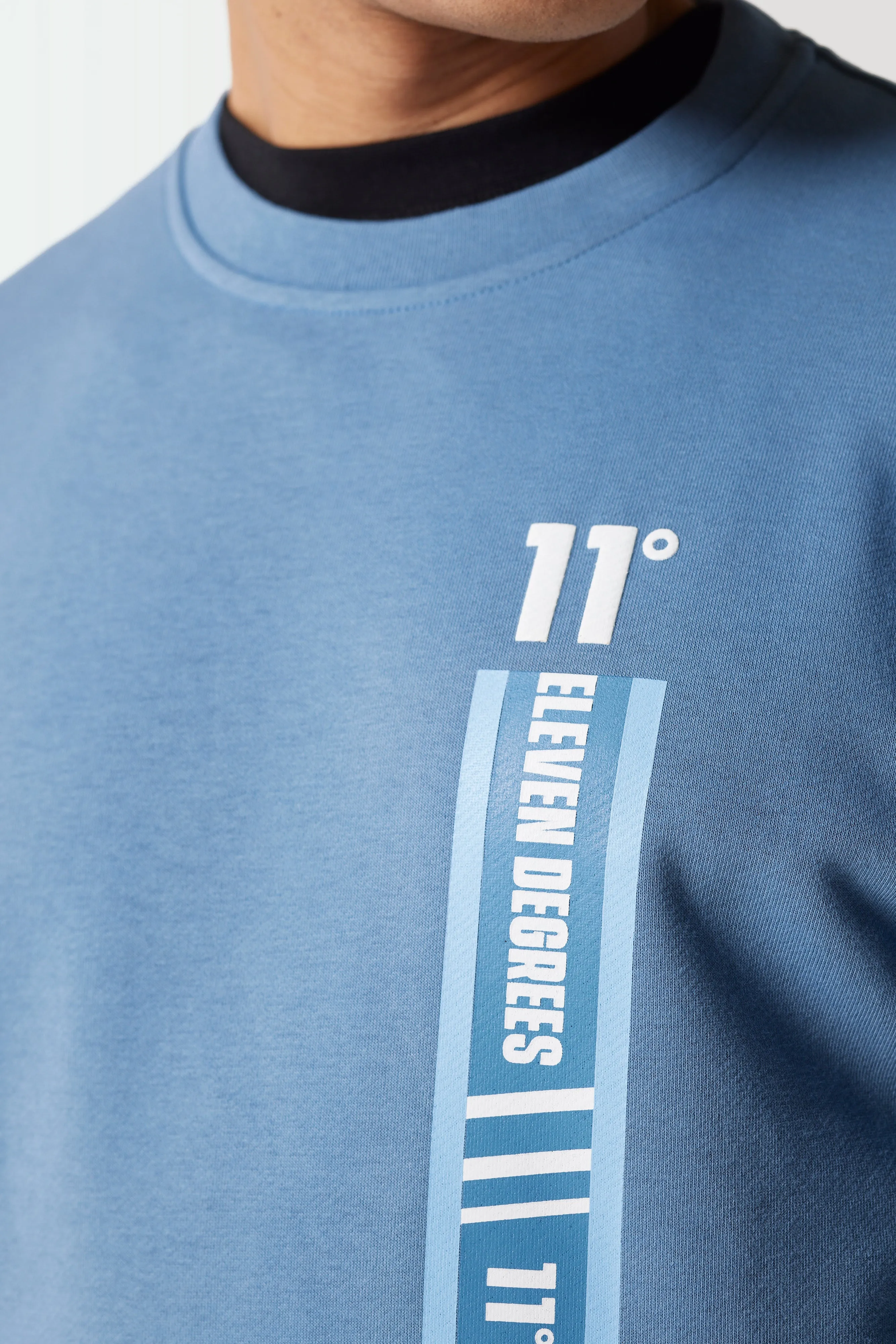 Retro Taped Sweatshirt - Elemental Blue