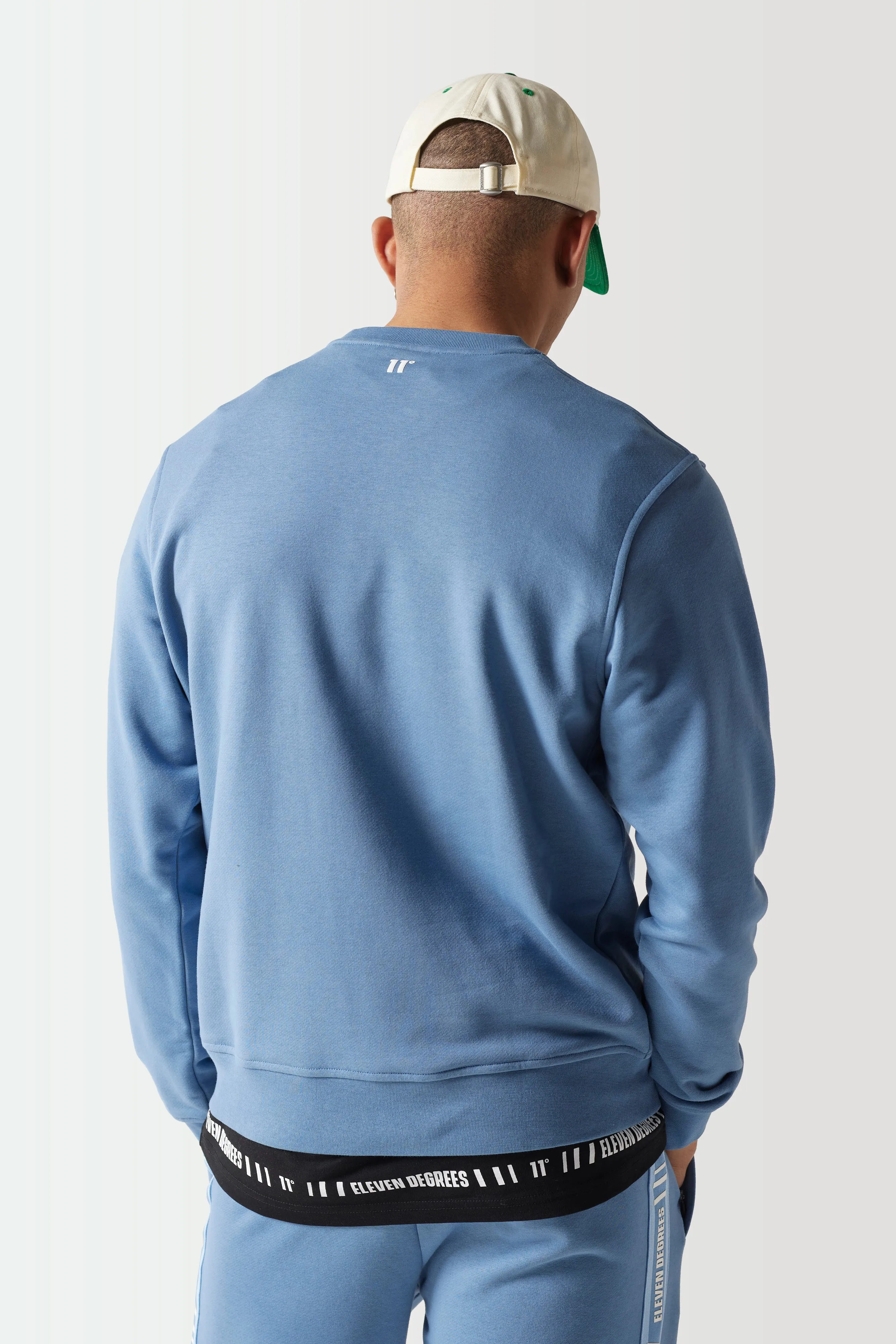 Retro Taped Sweatshirt - Elemental Blue