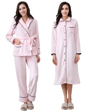 RH Women's Comfy Two Piece Set/ Long Sleeve Dress Sleep-Lounge Pajama RHW2825-27