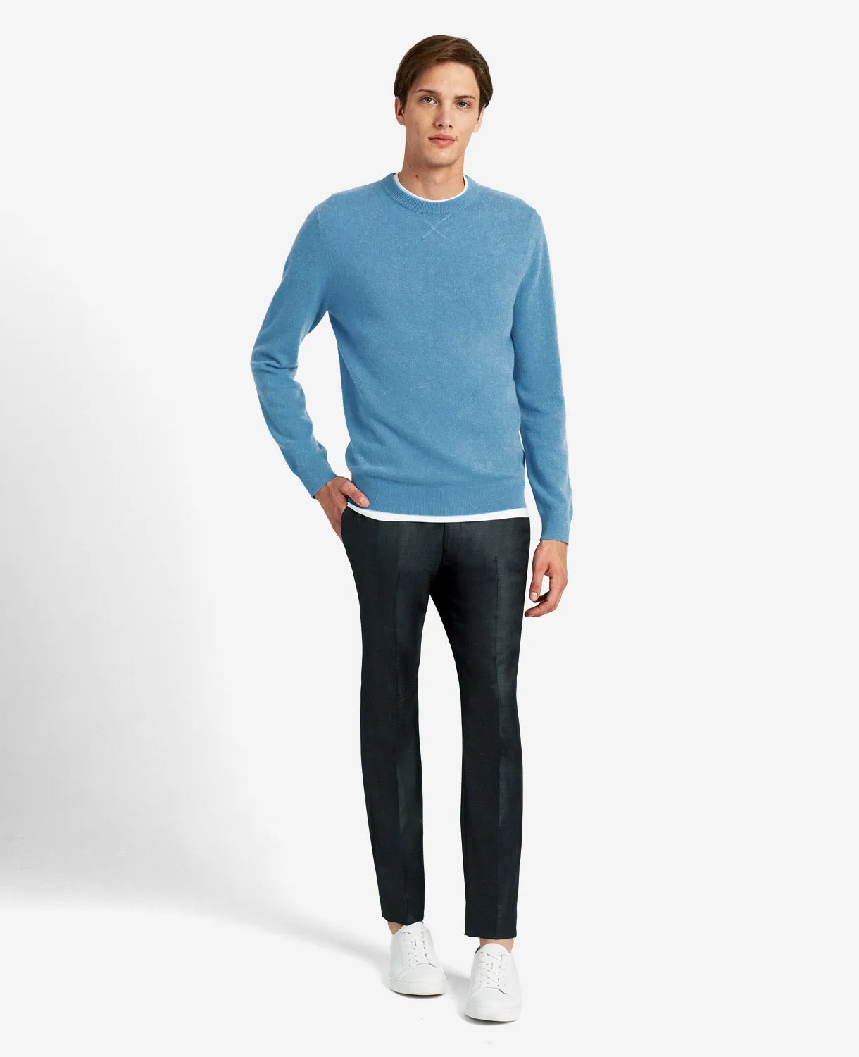 Site Exclusive! Crew Neck Cashmere Sweater