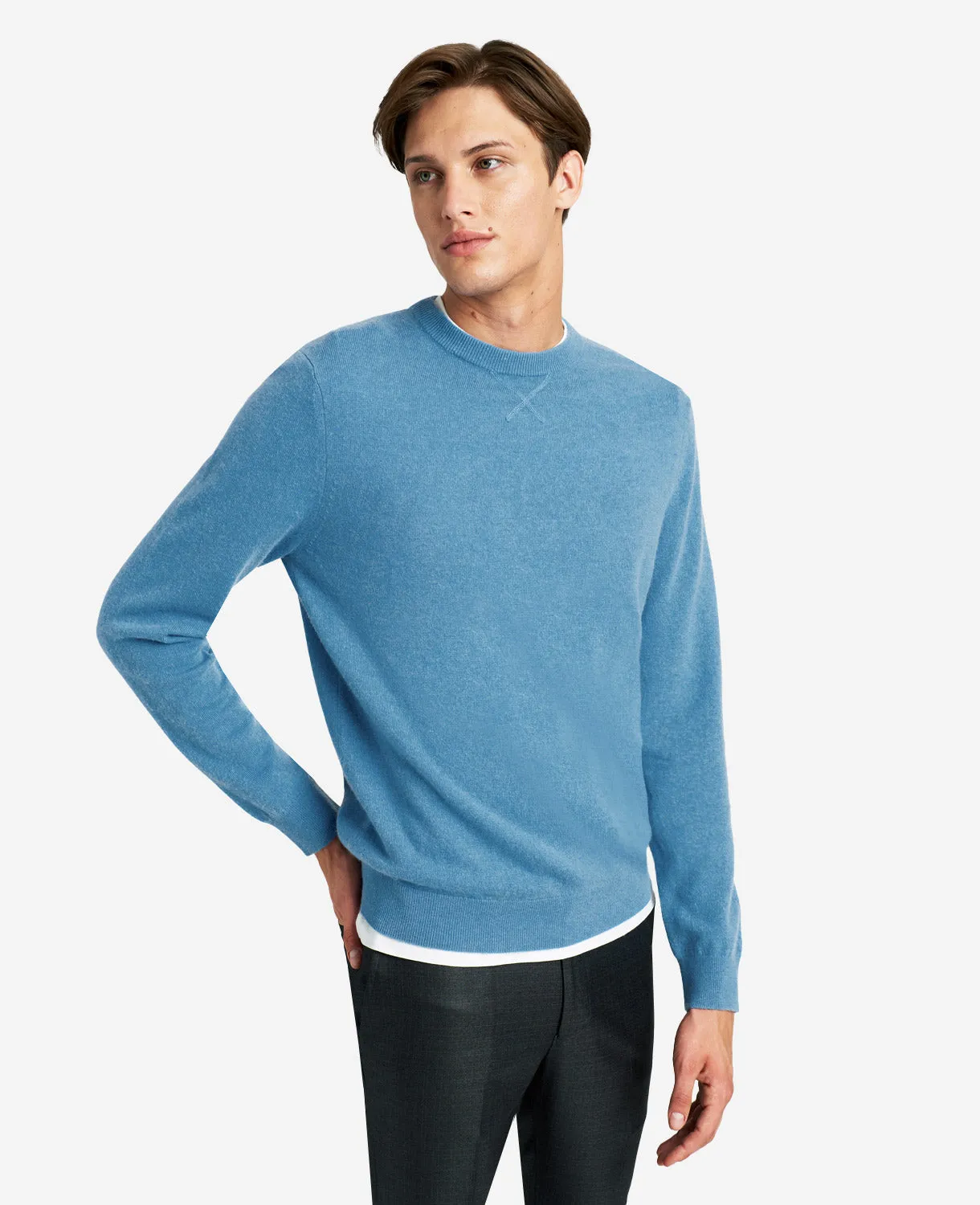 Site Exclusive! Crew Neck Cashmere Sweater