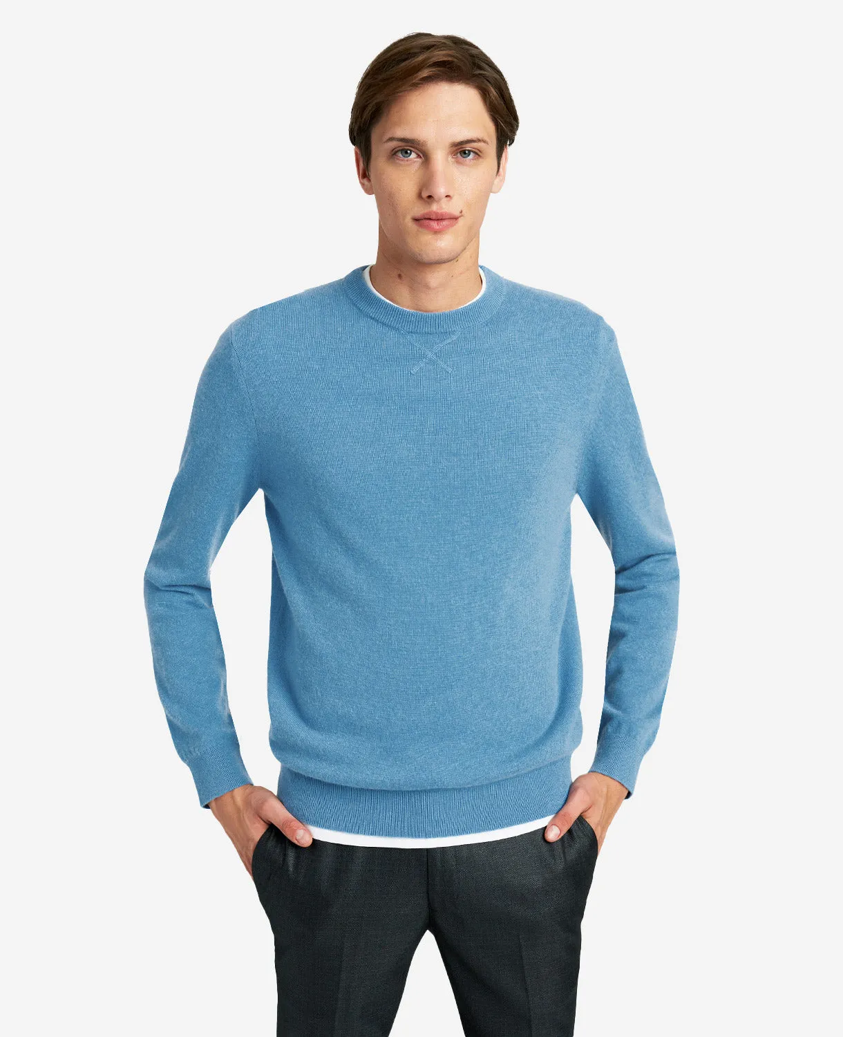 Site Exclusive! Crew Neck Cashmere Sweater