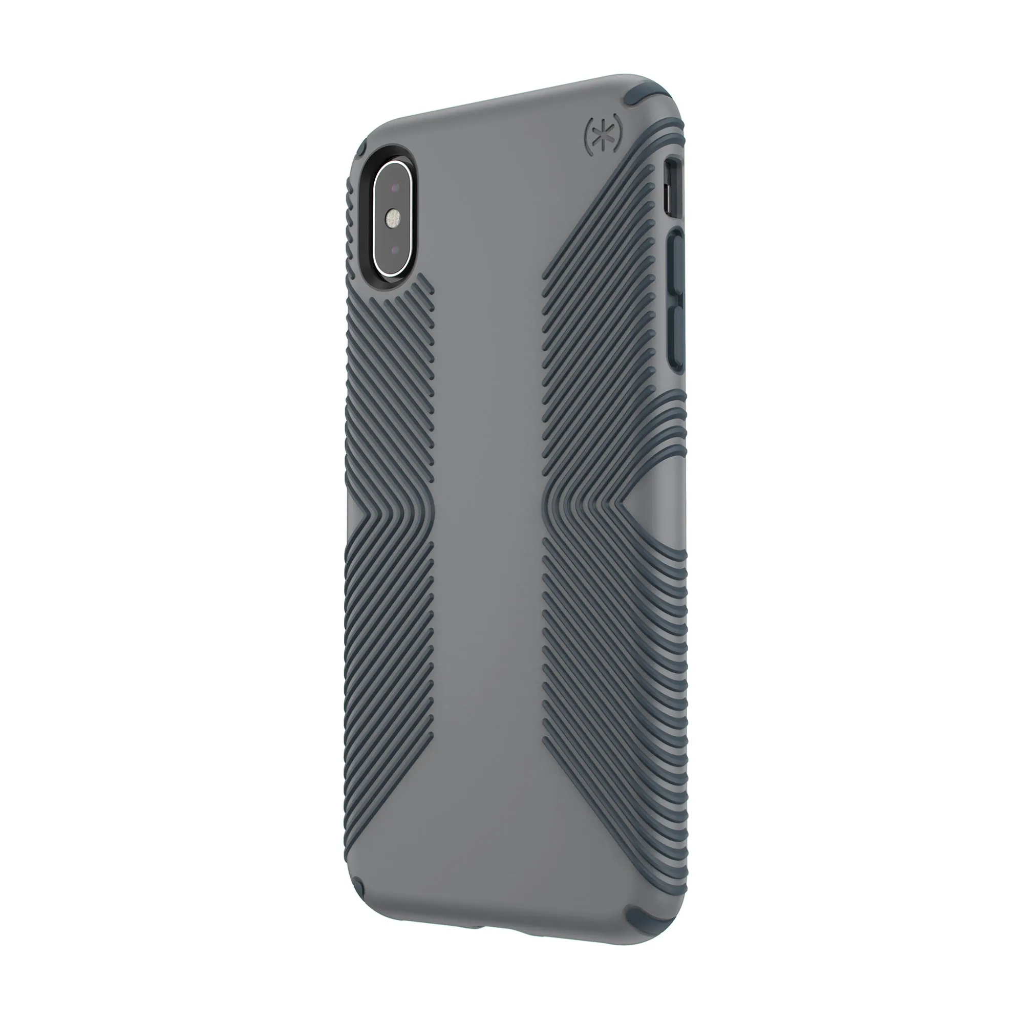 Speck - Presidio Grip iPhone XS Max - Grey / Grey