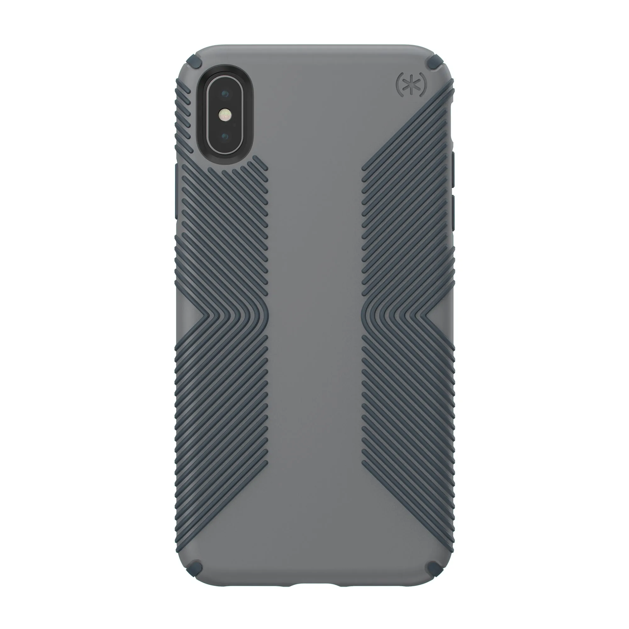 Speck - Presidio Grip iPhone XS Max - Grey / Grey