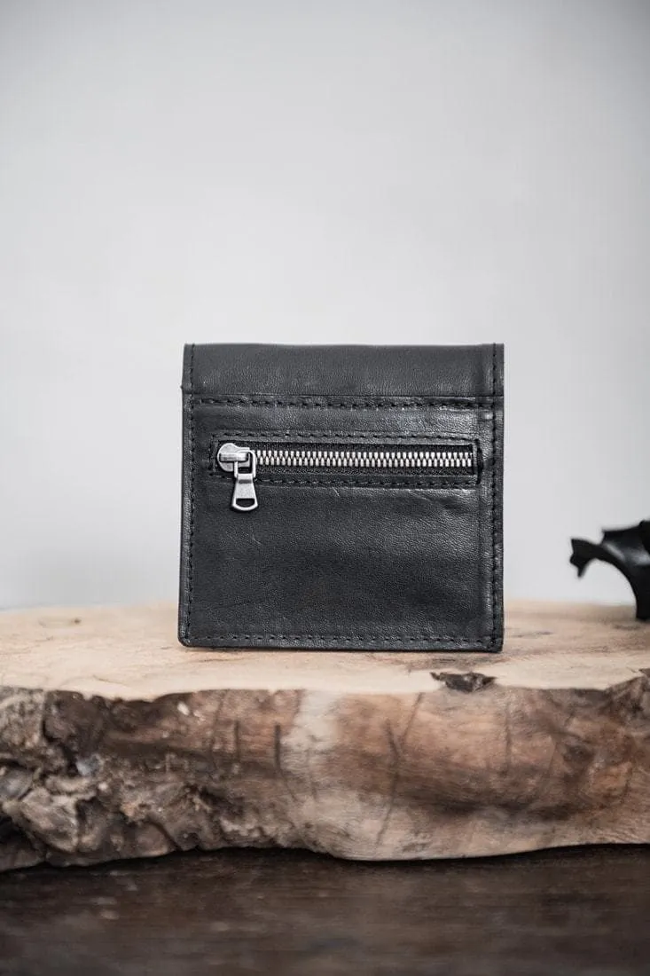 Tagliovivo | Bifold Wallet | Leder Geldbörse für das Nötigste in schwarz