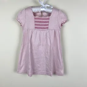 Tartine et Chocolate Short Sleeve Pink Dress 90 cm