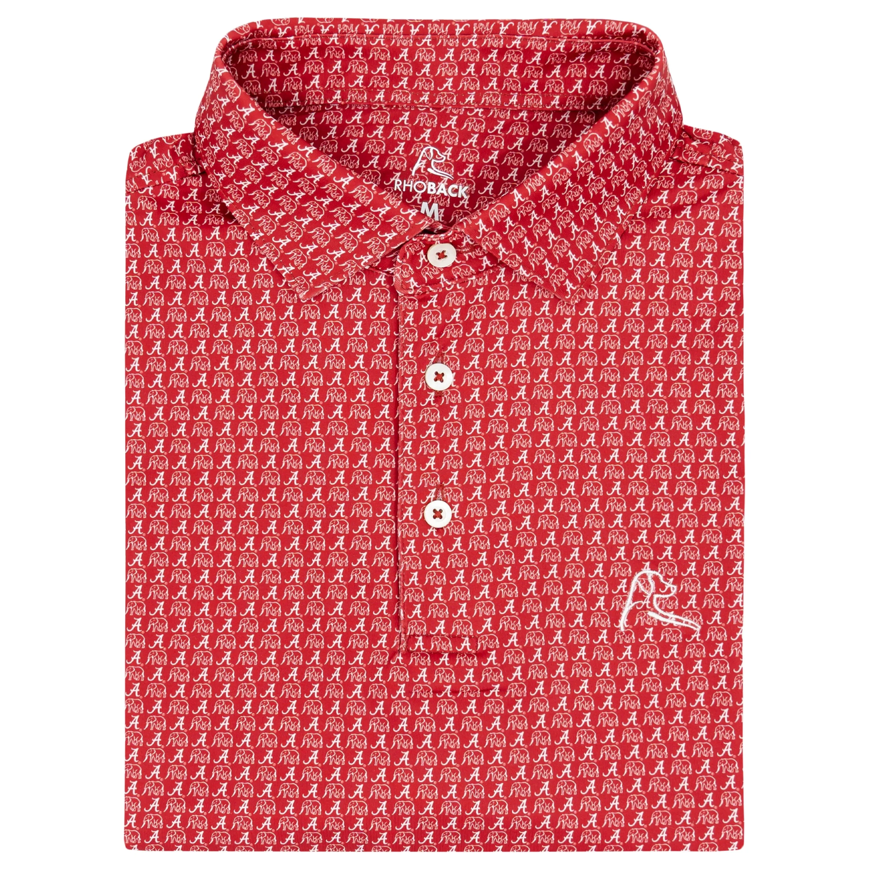 The Big Al™ | Collegiate Polo | The Big Al - Carmine Red/White