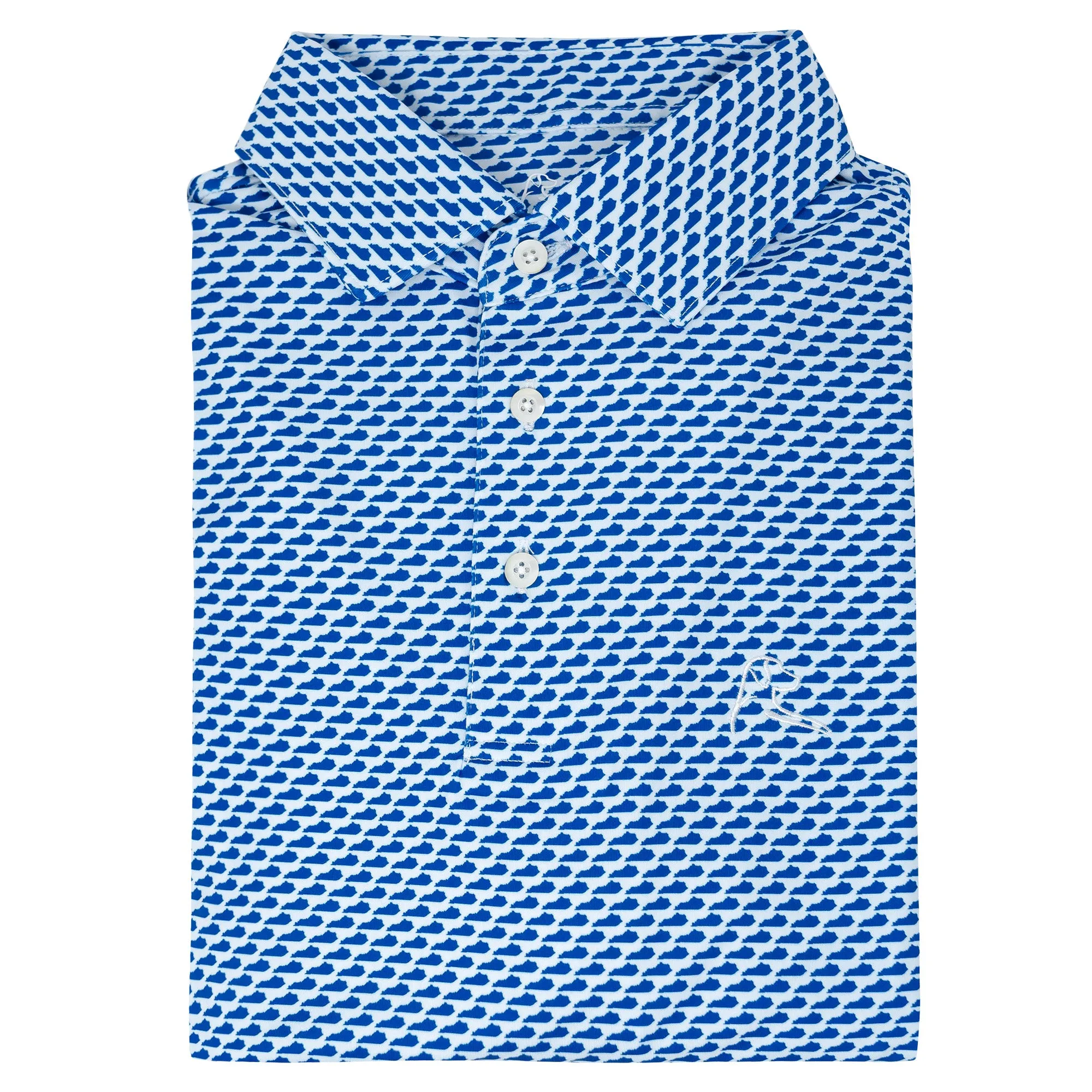 The Bluegrass | Performance Polo | The Bluegrass - Cobalt Blue/White