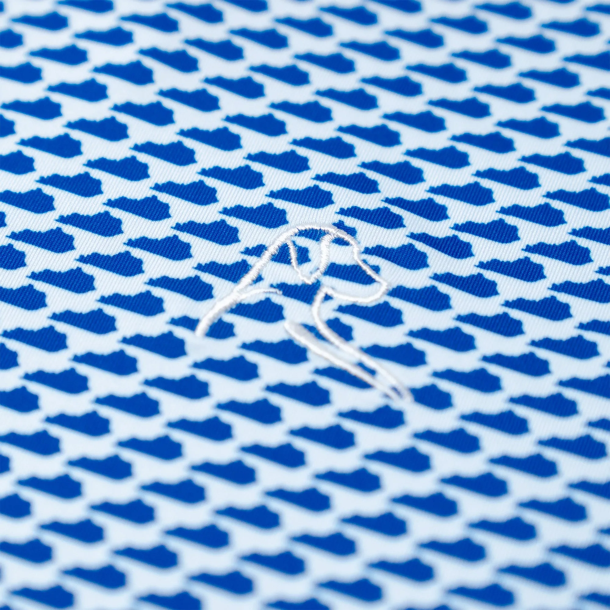 The Bluegrass | Performance Polo | The Bluegrass - Cobalt Blue/White