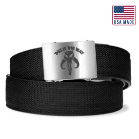 THIS IS THE WAY ENGRAVED BUCKLE | USA MADE TACTICAL GUN BELT 1.5"