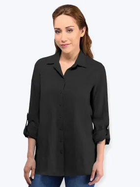 Tianello Crepe de Chine Washable Silk Loving Blouse