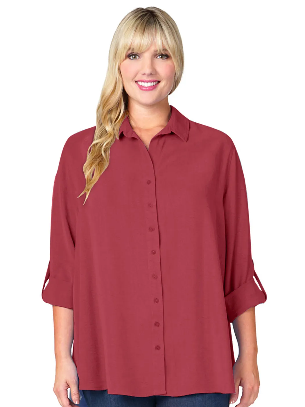 Tianello TENCEL™ Plus Sized "Loving" Blouse