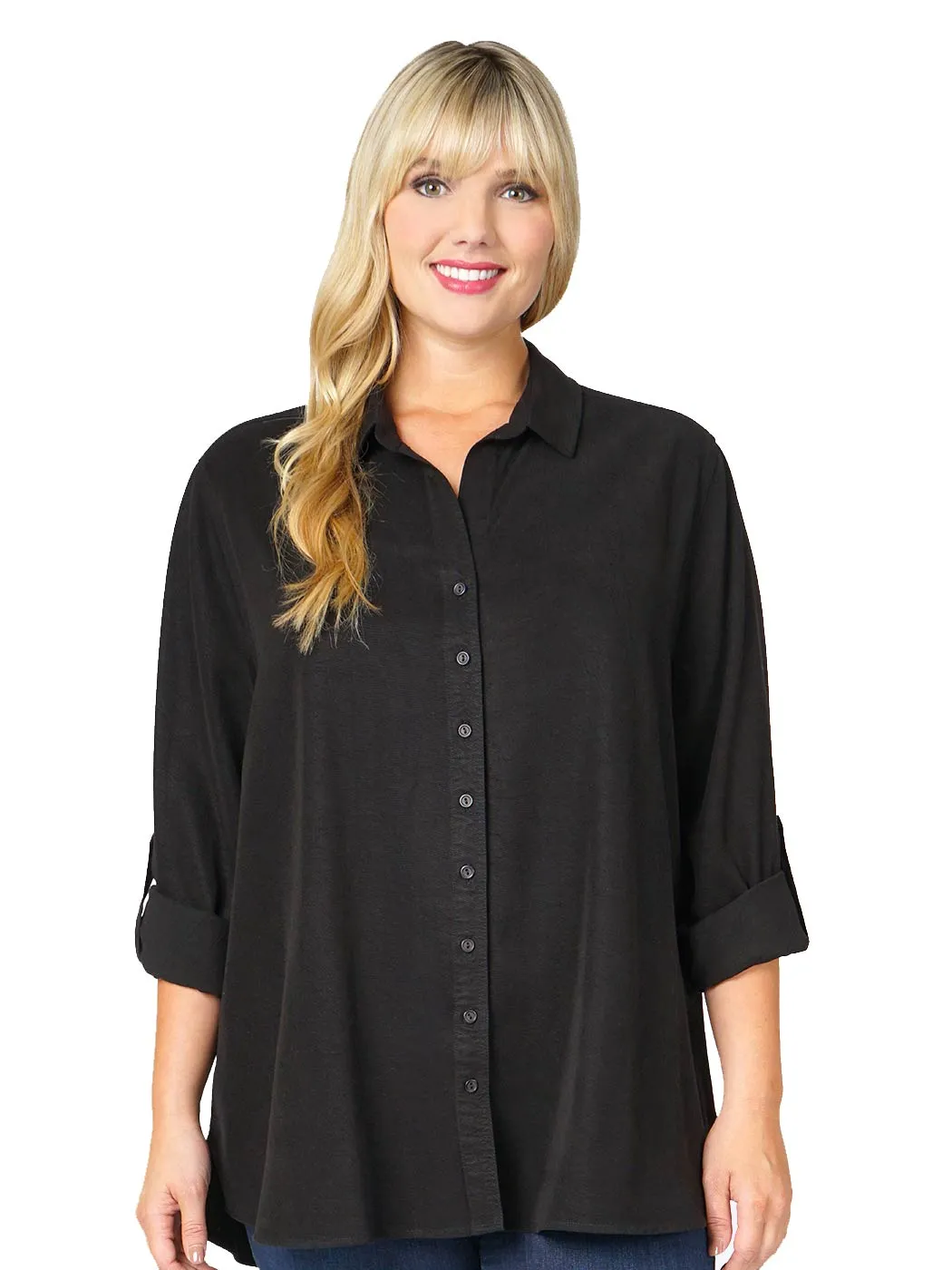 Tianello TENCEL™ Plus Sized "Loving" Blouse